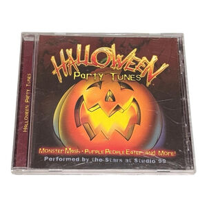 Dio CD Halloween Party Tunes Monster Mash Purple People Eater 2003 Orange Rock